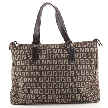Fendi Vintage Shopping Tote Zucchino Canvas Medium