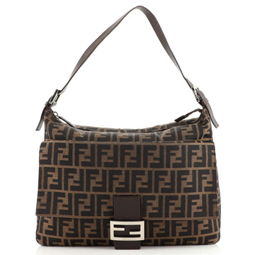 Fendi Mama Forever Zip Hobo Zucca Canvas