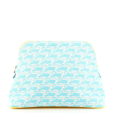 Hermes Bolide Travel Pouch Printed Canvas 31
