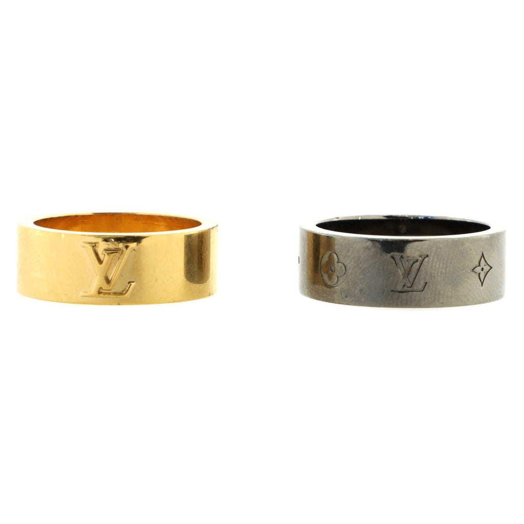 Louis Vuitton Monogram LV Nanogram Ring