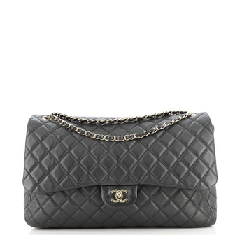 Chanel XXL Travel Flap Bag Quilted Calfskin Small