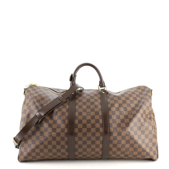 Louis Vuitton Keepall Bandouliere Bag Damier 55
