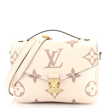 Louis Vuitton Pochette Metis Bicolor Monogram Empreinte Giant