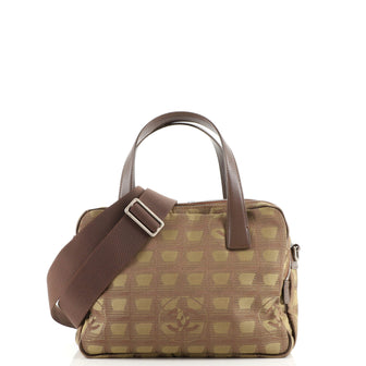 Chanel Travel Line Convertible Satchel Nylon Small