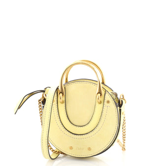 Chloe Pixie Crossbody Bag Leather with Suede Mini