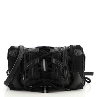 Balenciaga SneakerHead Phone Crossbody Bag Mesh and Faux Leather