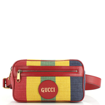 Gucci Baiadera Belt Bag Striped Canvas