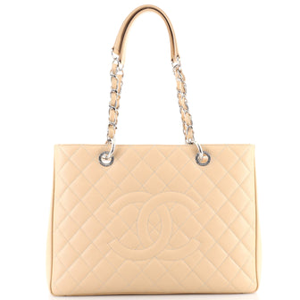 Chanel Grand Shopping Tote Quilted Caviar