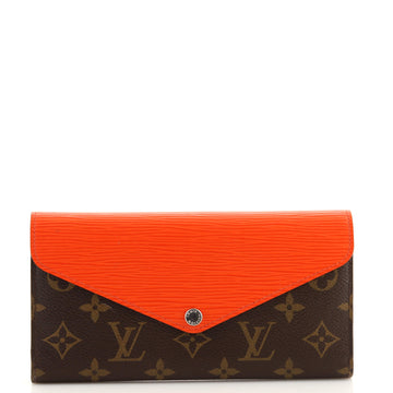 Louis Vuitton Marie-Lou Wallet Monogram Canvas and Epi Leather Long