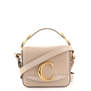Chloe C Flap Bag Leather Mini
