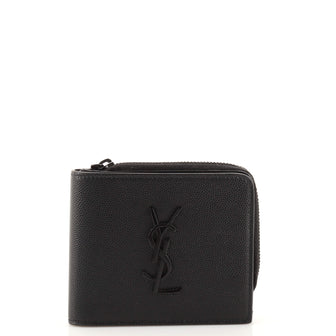 Saint Laurent Classic Monogram Bifold Wallet Leather