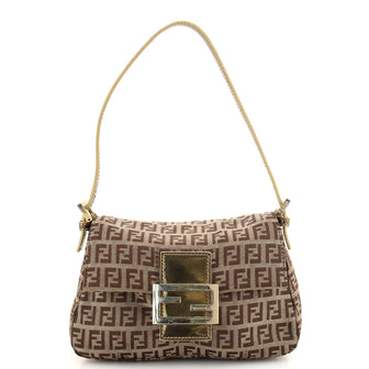 Fendi Mama Forever Bag Zucchino Canvas Mini