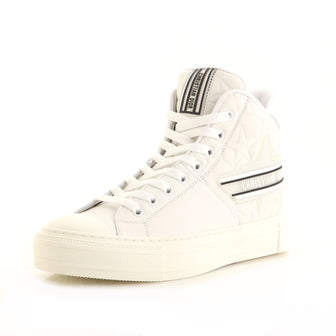 Christian Dior Women's Walk'N'Dior Star High-Top Sneakers Leather