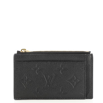 Louis Vuitton Zipped Card Holder NM Monogram Empreinte Leather