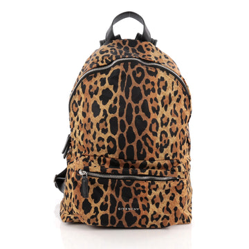 Givenchy Pocket Backpack Printed Nylon Yellow