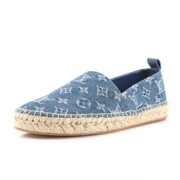 Louis Vuitton Women's Starboard Flat Espadrille Monogram Denim