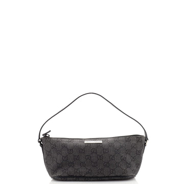 Gucci Vintage Boat Pochette GG Canvas Small