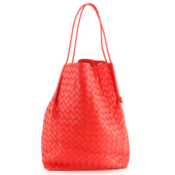Bottega Veneta North South Tote Intrecciato Nappa Medium