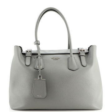 Prada Buckle Tote Saffiano Leather Large