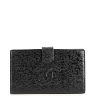 Chanel Timeless CC French Wallet Caviar Long Black 1668701