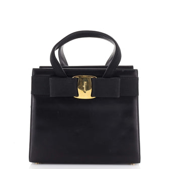 Salvatore Ferragamo Convertible Vara Bow Tote Leather Small