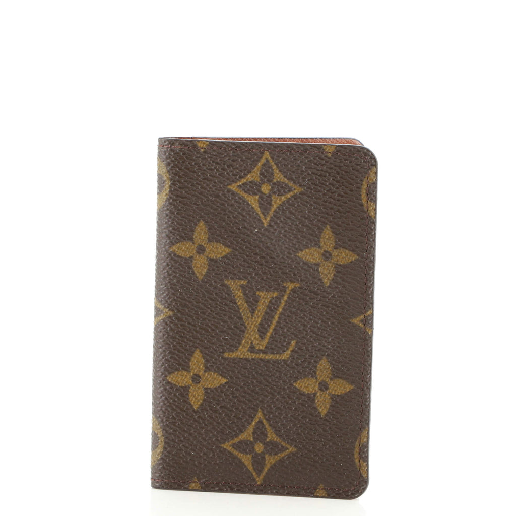 Louis Vuitton Pocket Organizer Monogram Red in Coated Canvas with