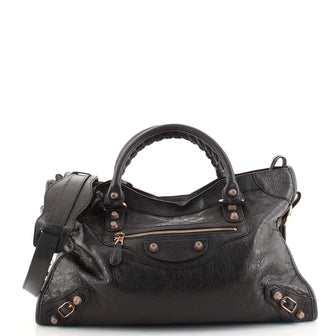 Balenciaga City Classic Studs Bag Leather Medium