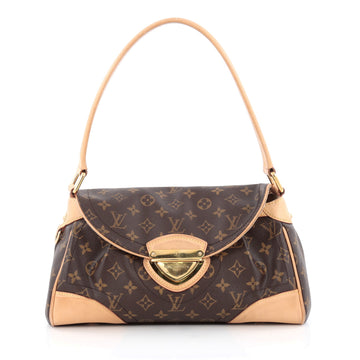 Louis Vuitton Beverly Handbag Monogram Canvas MM brown
