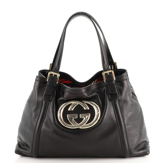 Gucci Britt Tote Leather Medium