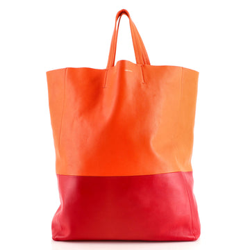 Celine Vertical Bi-Cabas Tote Leather Large