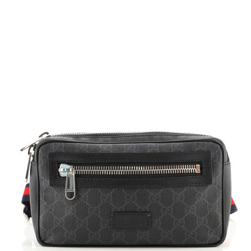 Gucci Soft Zip Belt Bag GG Coated Canvas Small