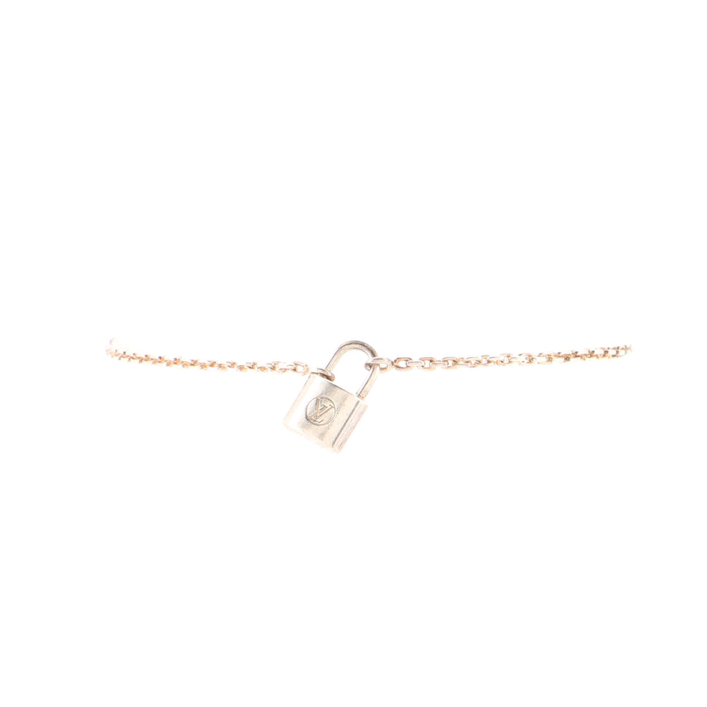LOUIS VUITTON Lockit 925 silver bracelet | Mon Joli Trésor