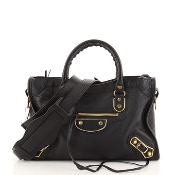 Balenciaga City Classic Metallic Edge Bag Leather Small