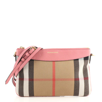 Burberry Peyton Crossbody Bag House Check Canvas
