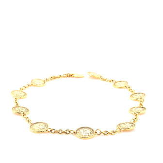 Chanel Vintage Medallion Charms Chain Belt Metal