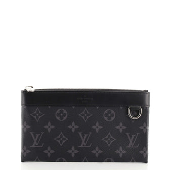Louis Vuitton Discovery Pochette Monogram Eclipse Canvas PM