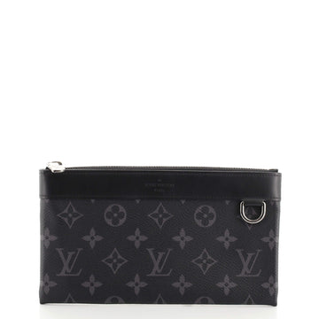 Louis Vuitton Discovery Pochette Monogram Eclipse Canvas PM