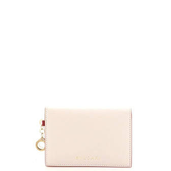 Bvlgari B.Zero Charm Bifold Card Case Leather