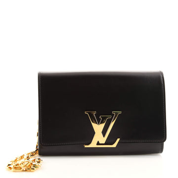 Louis Vuitton Chain Louise Clutch Leather GM