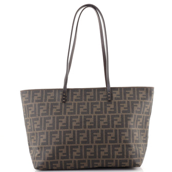 Fendi Roll Tote Zucca Coated Canvas Medium