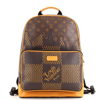 Louis Vuitton Nigo Campus Backpack Limited Edition Giant Damier and Monogram Canvas