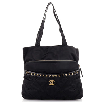 Chanel Lifestyle Foldable Tote Nylon with Grosgrain