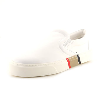 Burberry Men's Thompson Slip On Sneakers Leather