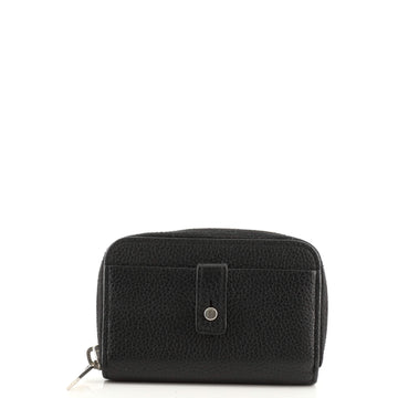 Saint Laurent Sac de Jour Zip Around Wallet Leather Compact