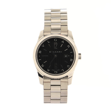 Bvlgari Solotempo Quartz Watch Stainless Steel 30