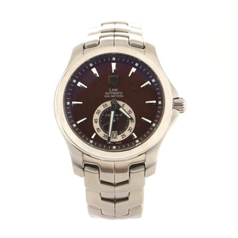 Tag Heuer Tiger Woods Link Calibre 6 Automatic Watch Stainless Steel 39