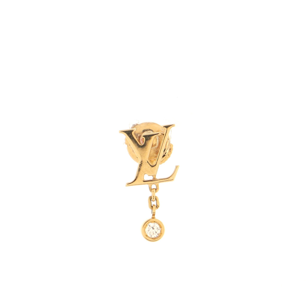 Louis Vuitton Ear Stud Idylle Blossom LV Yellow Gold in Gold