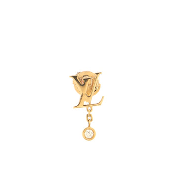 Louis Vuitton Idylle Blossom LV Ear Stud Earrings 18K Yellow Gold with Diamond