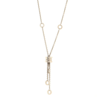 Bvlgari B.Zero1 3 Charm Necklace 18K White Gold