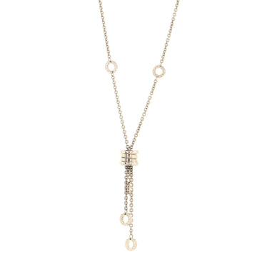 Bvlgari B.Zero1 3 Charm Necklace 18K White Gold